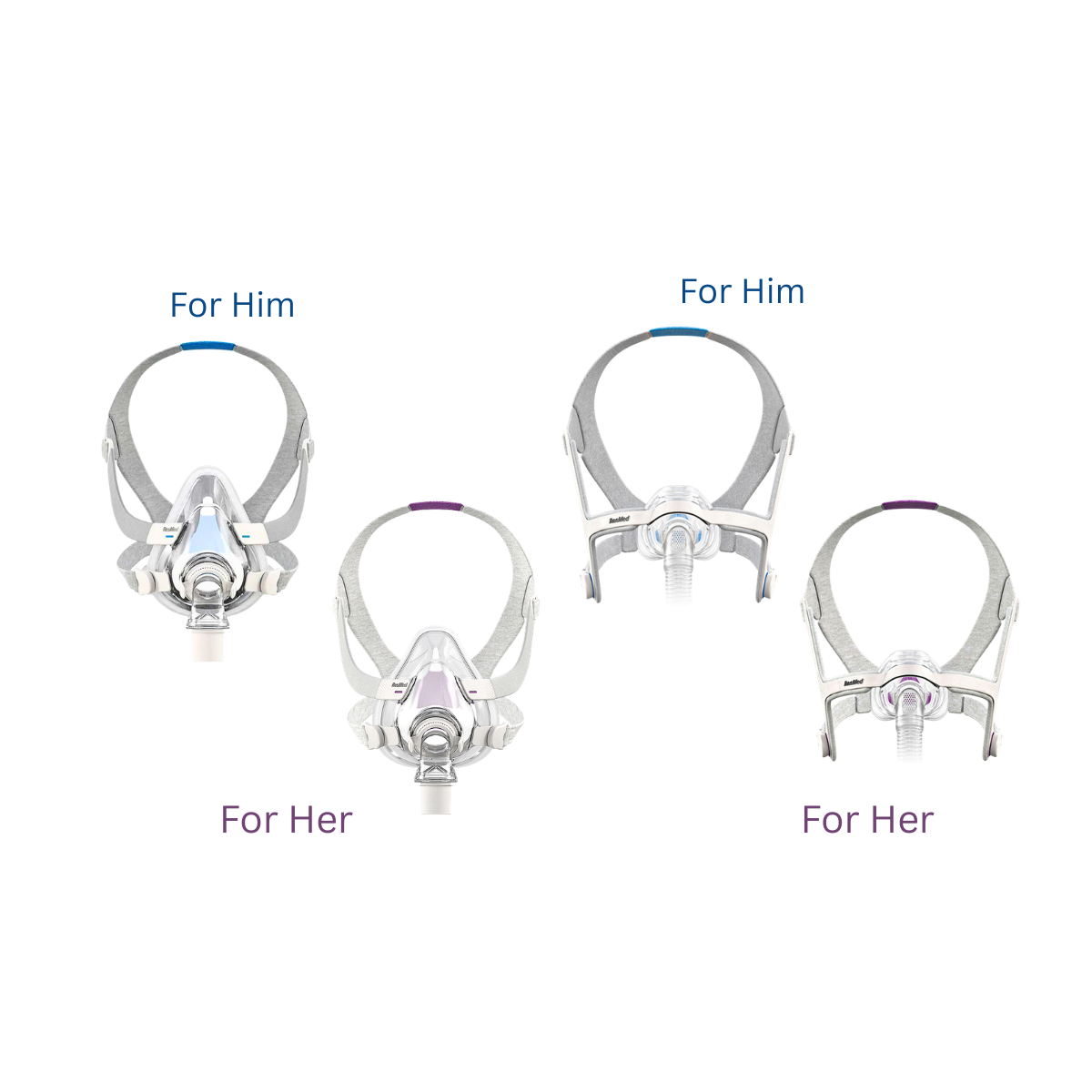 🔵 Him & Hers 🟣 CPAP Masks