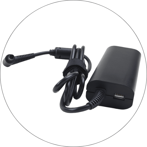 Black power supply for a CPAP Machine