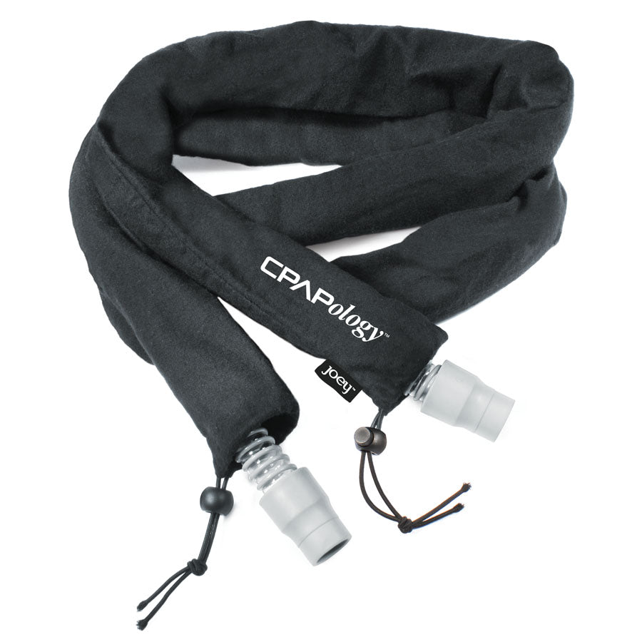 CPAPology Joey CPAP Hose Cover in use