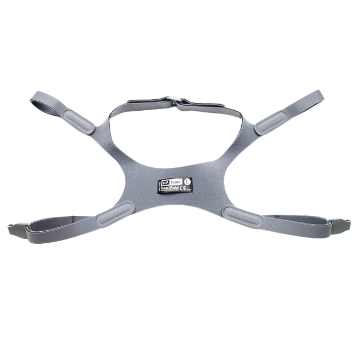 Large sized F&P Eson headgear in grey