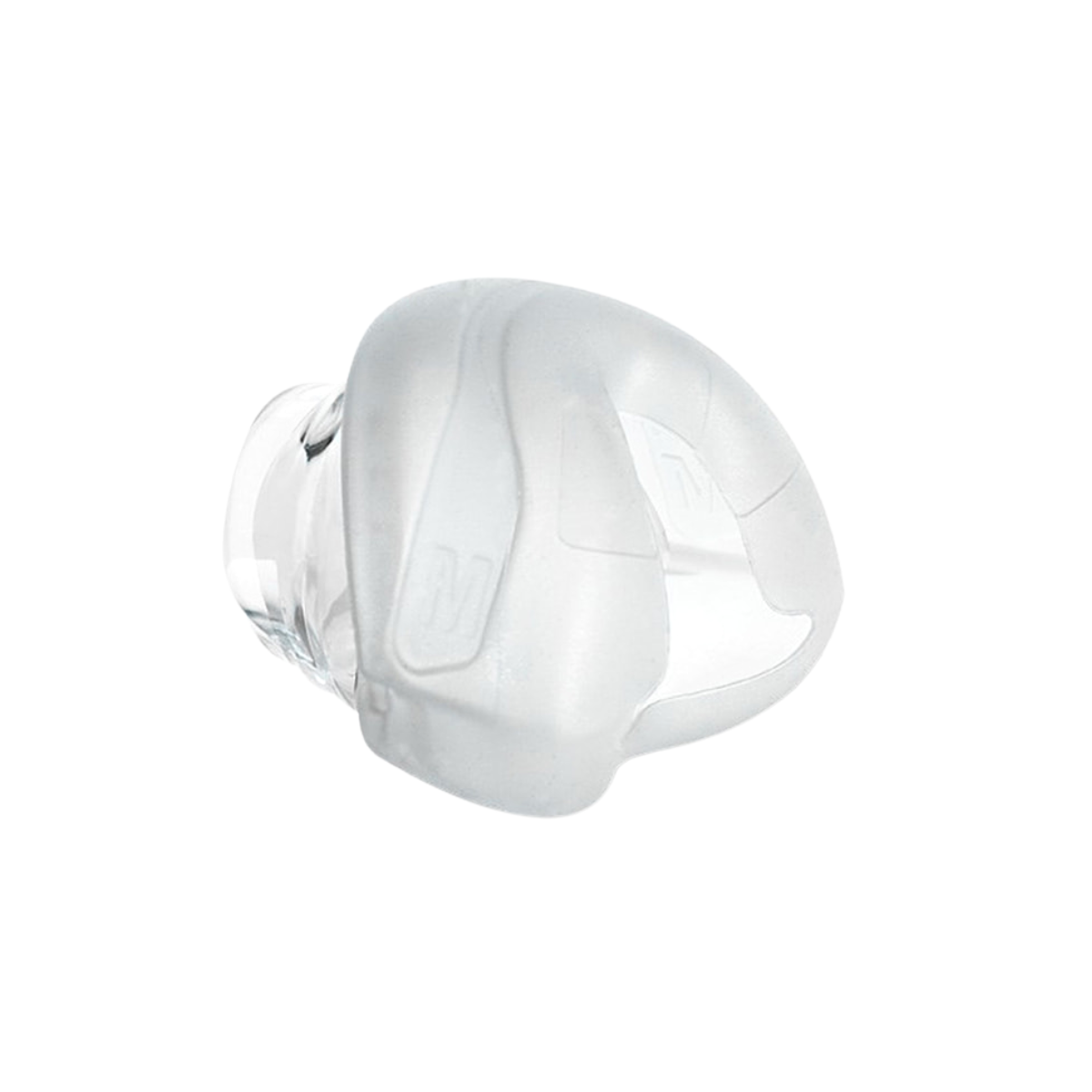 Side view of a medium sized F&P Eson nasal cushion
