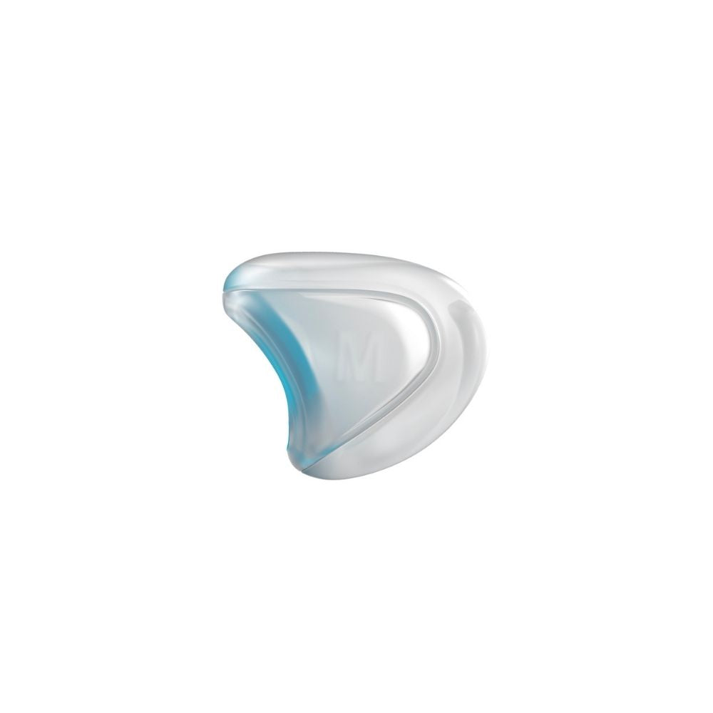 Side view of the F&P Evora Nasal Cushion