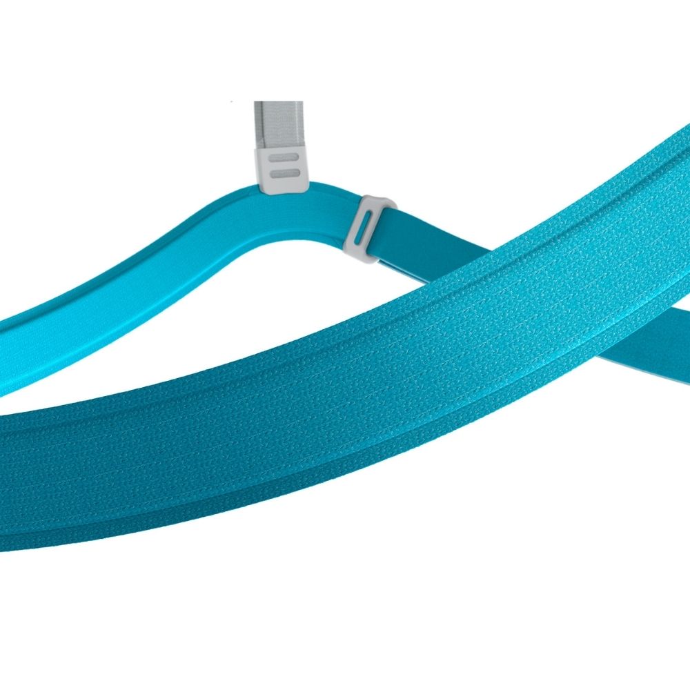 Closeup of the fabric frame on the F&P Evora Nasal Mask