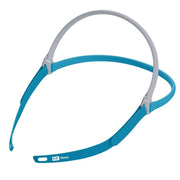 Blue and grey headgear of the F&P Nova Micro mask