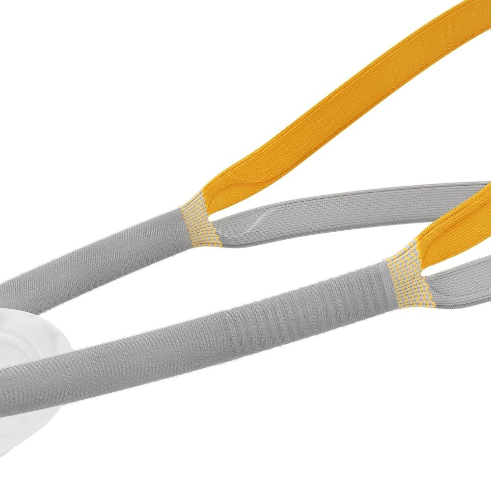 Closeup of F&P Solo Headgear