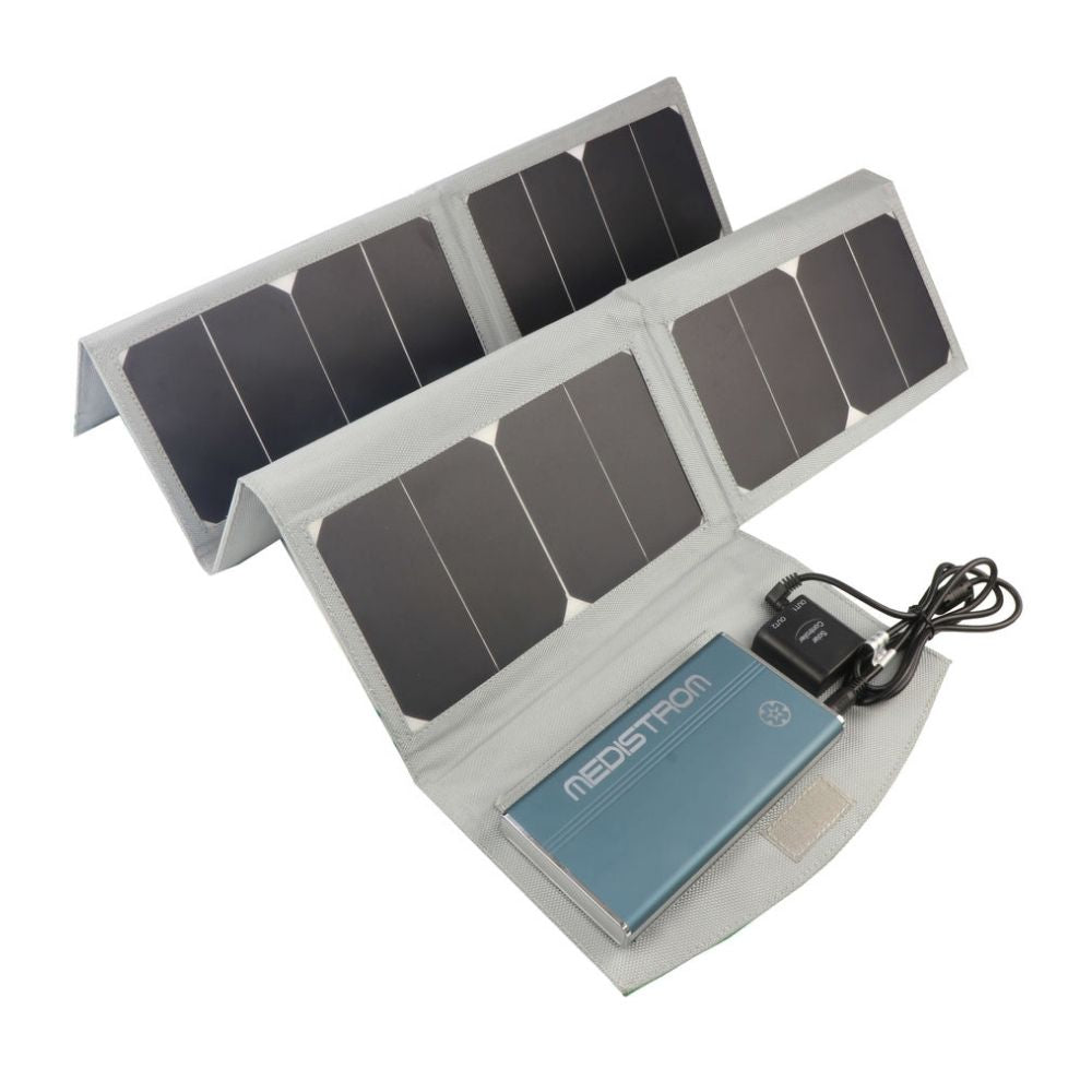 Medistrom 50W Solar Panel in use