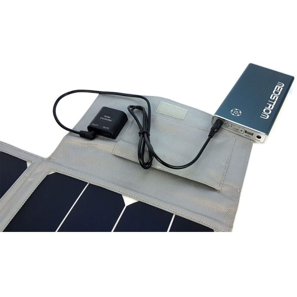 Medistrom 50W Solar Panel in use