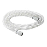 White and clear standard 15mm Philips Respironics CPAP tube coiled