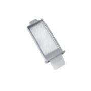 Grey plastic housing with white DreamStation 2 reusable filter inside