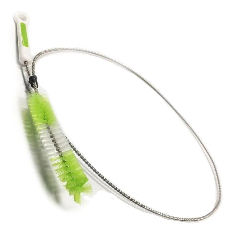Green and white CPAP Tube Brush