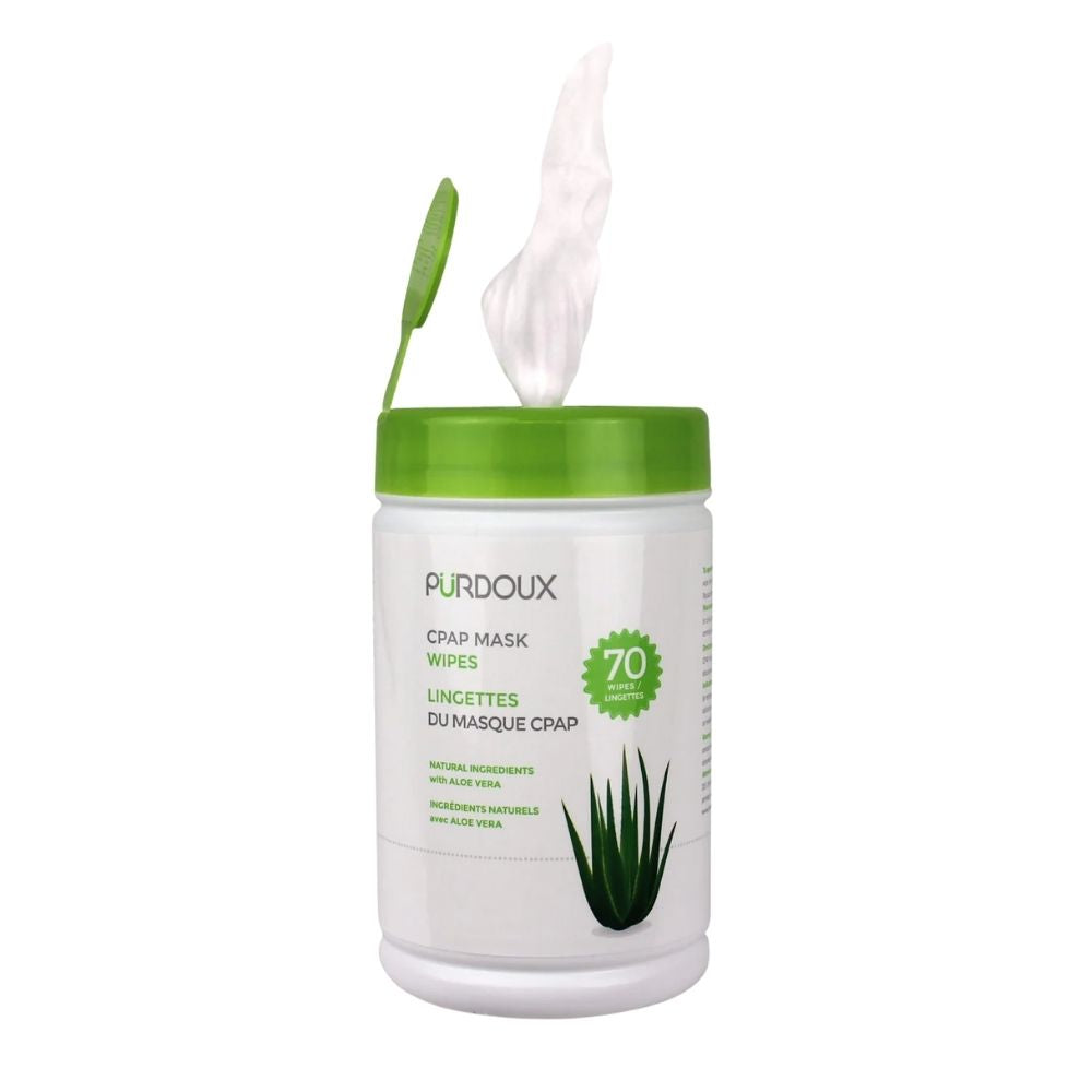 Purdoux CPAP Mask Wipes for Sleep Therapy Hygiene – HelloSleep.ca