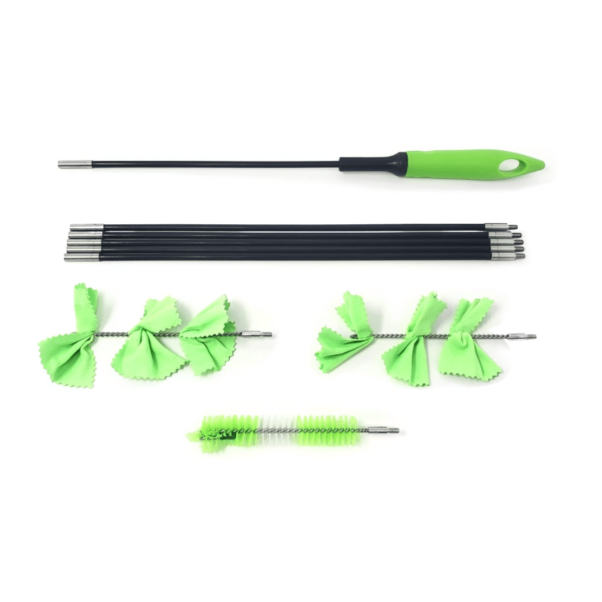 Set of CPAP tube brushes