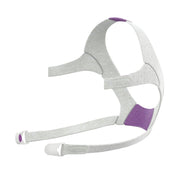 Purple and light grey ResMed AirFit / AirTouch F20 for Her Headgear