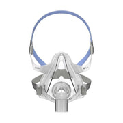 Front view of the ResMed AirFit F10 full face CPAP mask system