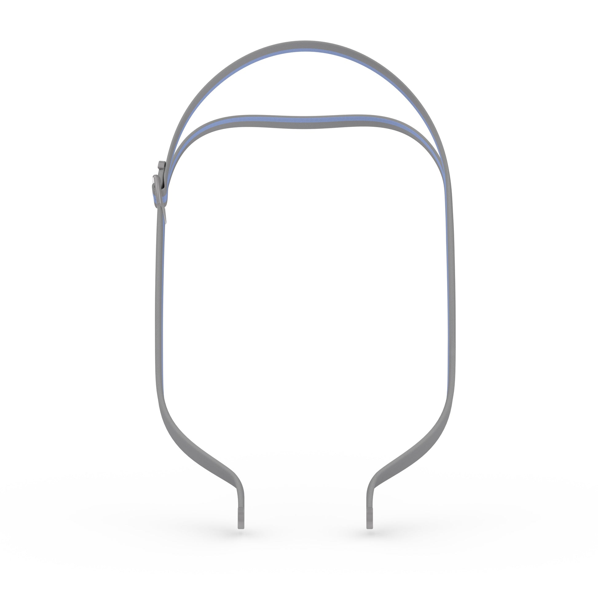 Grey and blue ResMed AirFit N30 Headgear