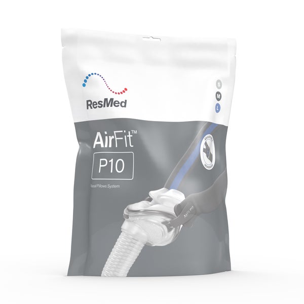 ResMed AirFit P10 Nasal Pillow Mask Starter Pack for CPAP Therapy