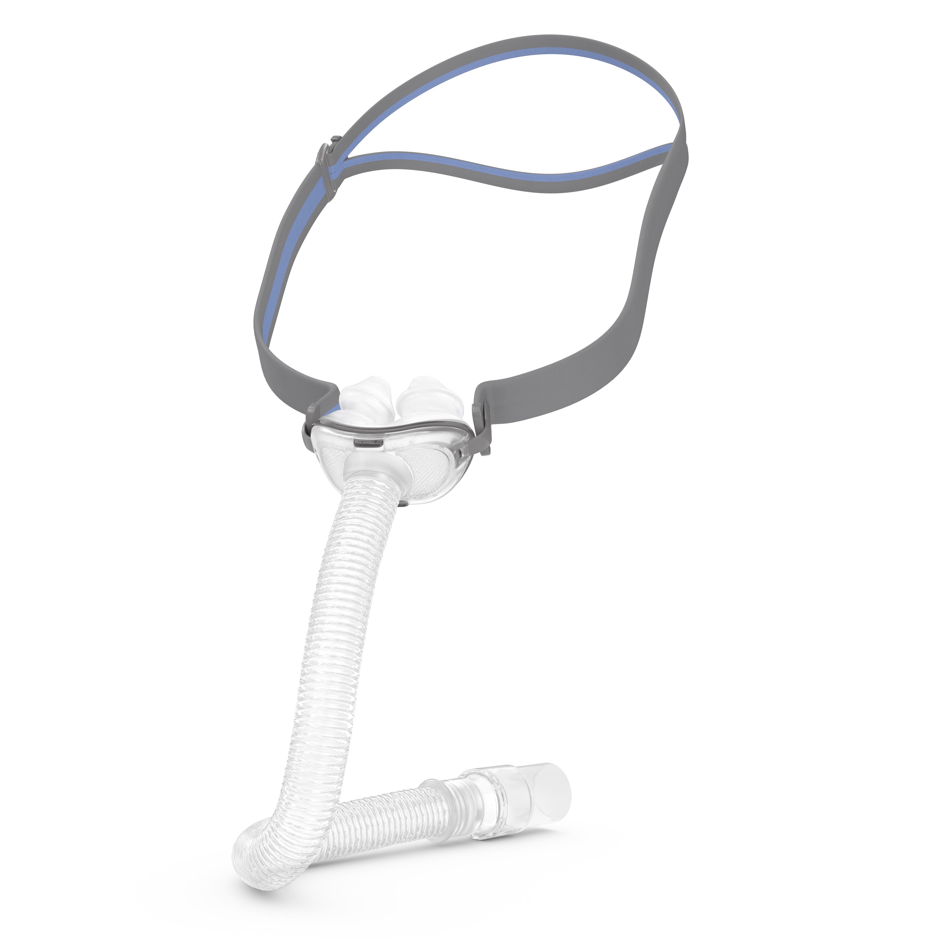 Right view of the ResMed AirFit P10 nasal pillow CPAP mask