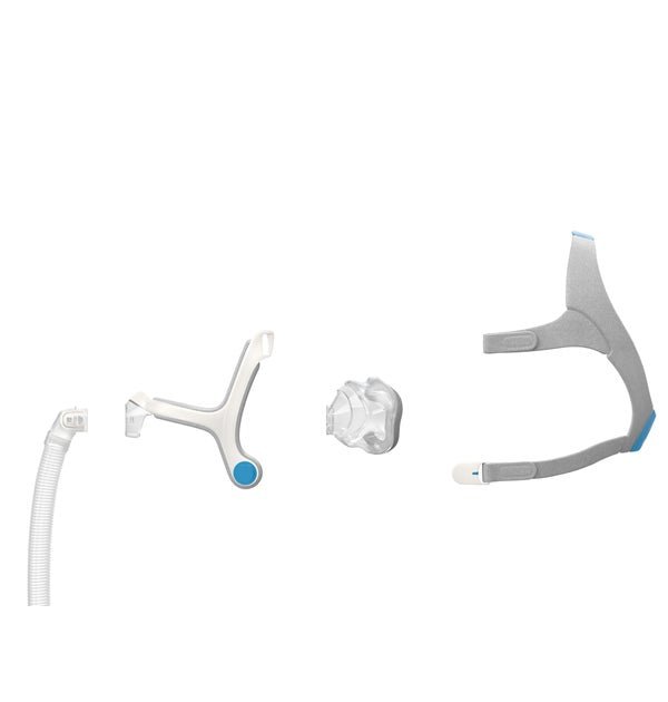 Individual components of the ResMed AirTouch N20 Nasal CPAP Mask
