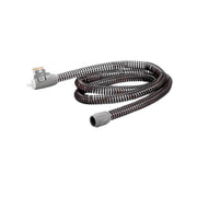 Flexible heated CPAP hose of the ResMed ClimateLineAir Oxy with gray connectors