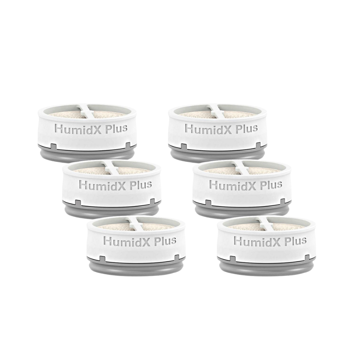 Set of six HumidX Plus heat moisture exchangers