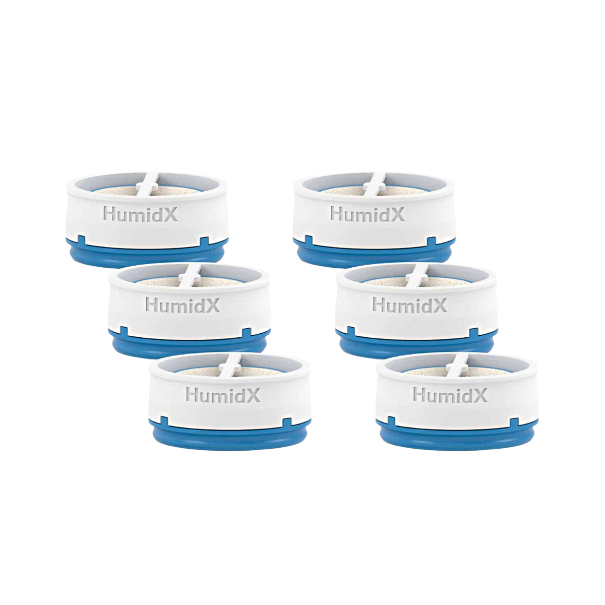 Set of six HumidX Standard heat moisture exchangers