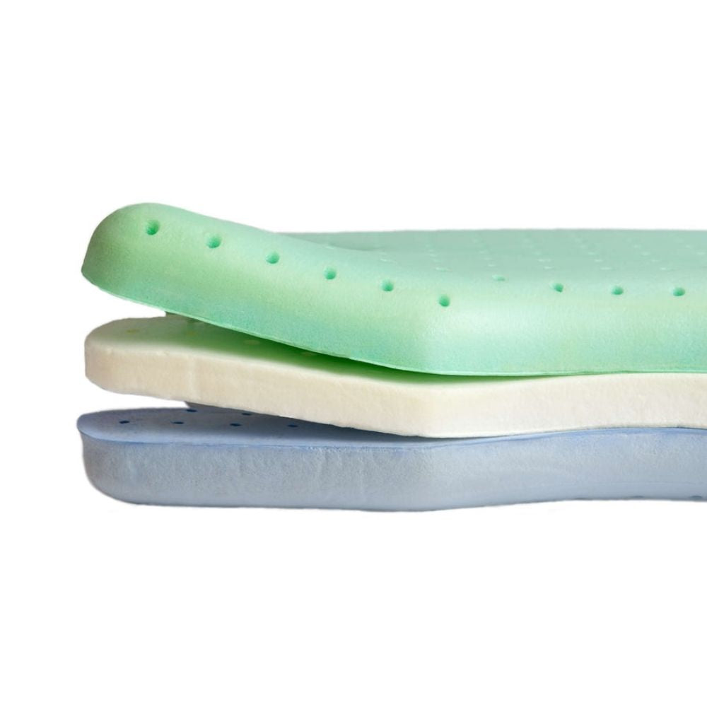 Layers of the Rest In Best Memory Foam CPAP Pillow with Herbal Infusion