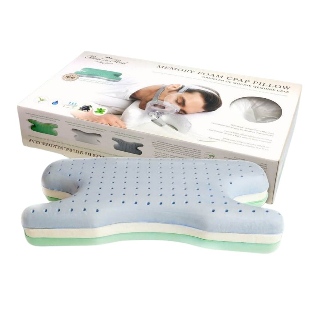 Rest In Best Memory Foam CPAP Pillow with Herbal Infusion