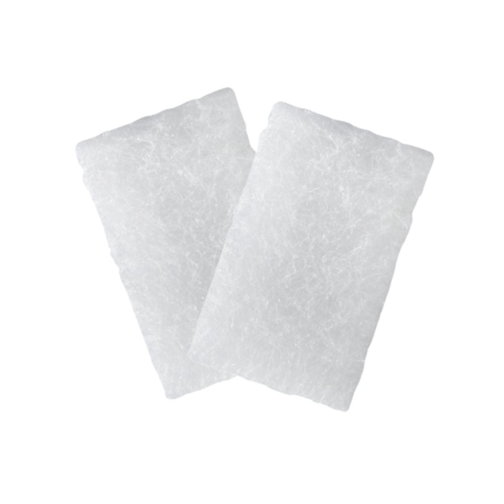 Two white rectangular Micro 510 CPAP woven filters