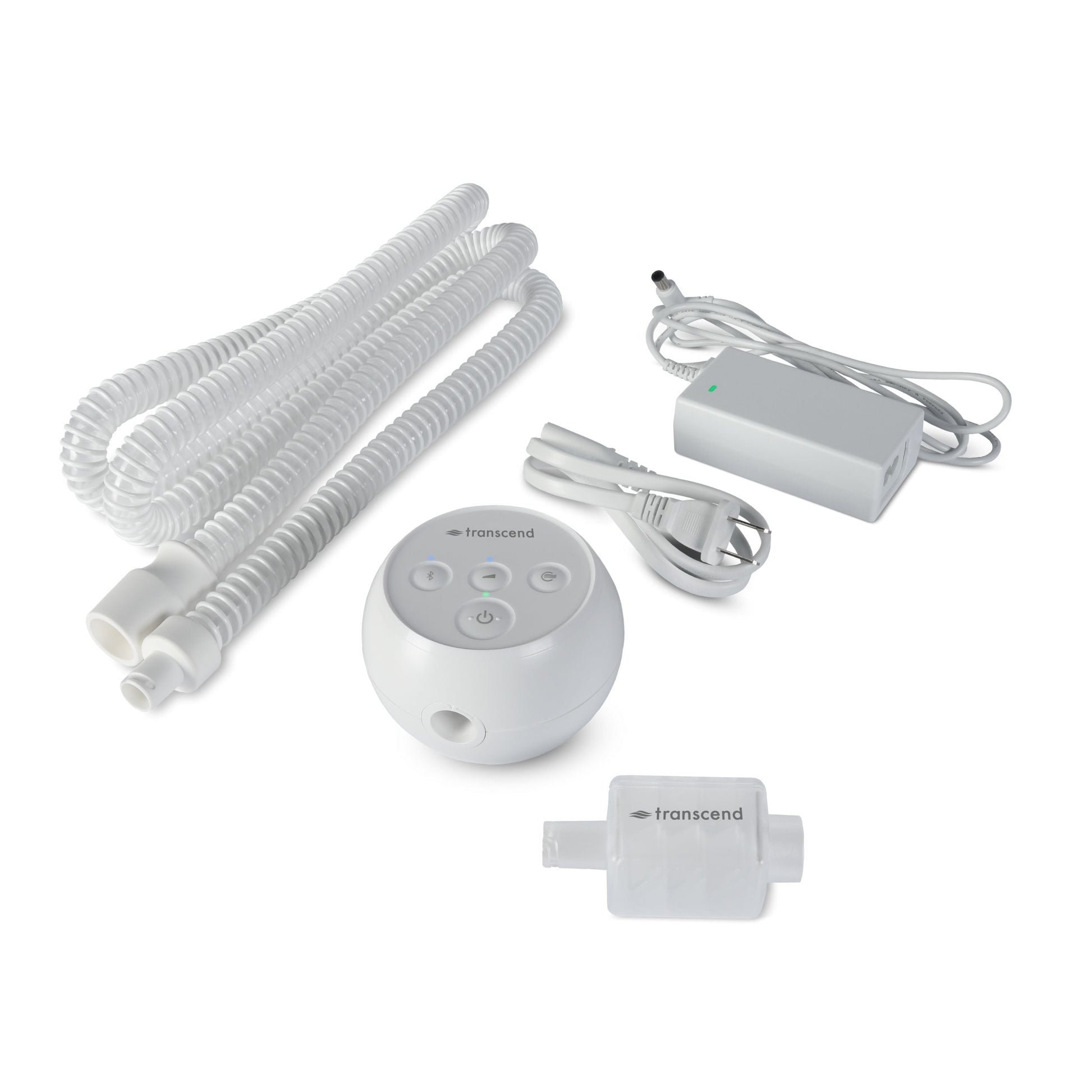 Components included with the purchase of a Transcend Micro CPAP machine
