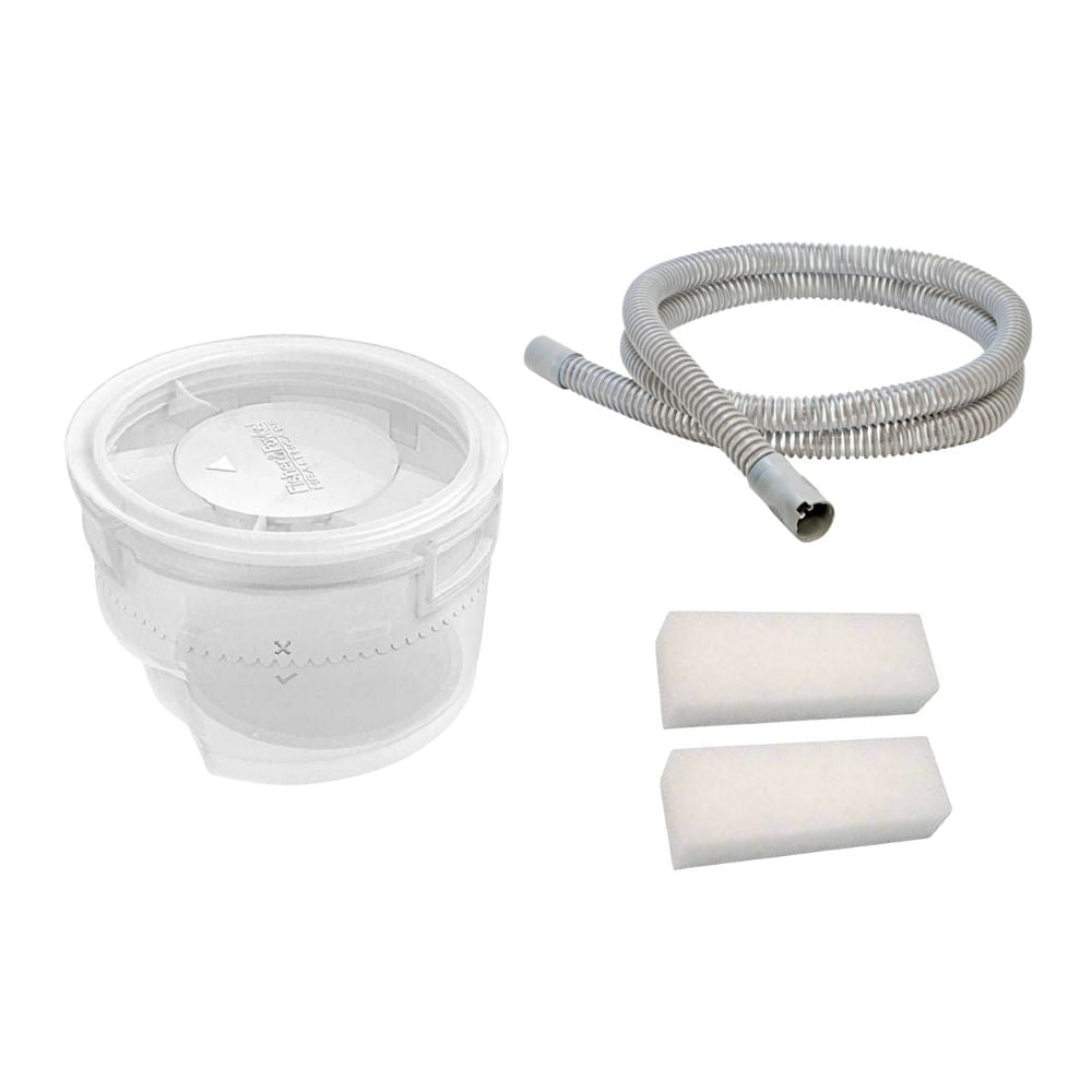 CPAP parts bundle for the F&P ICON+ with Water Chamber, ThermoSmart Breathing Tube and two Filters
