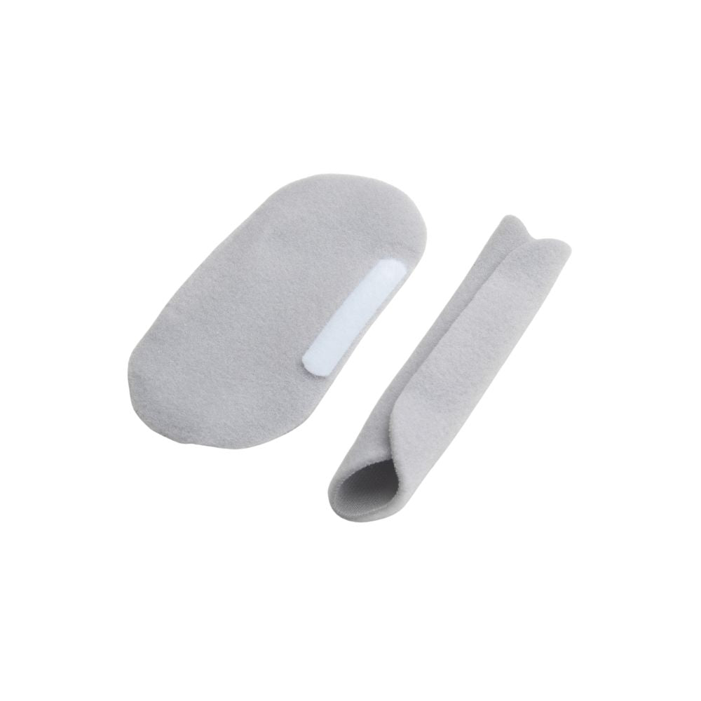 Pair of light grey fabric covers for the Philips Respironics DreamWear CPAP masks