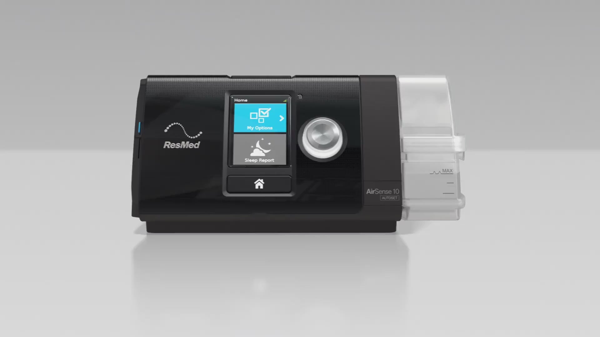 Load video: 360 view of the Resmed AirSense 10 CPAP machine