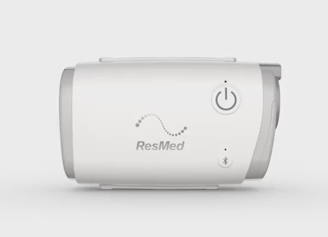 Load video: 360 view of the Resmed AirMini travel CPAP machine
