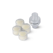 Transcend AirMist HME adapter shown with four replacement cartridges